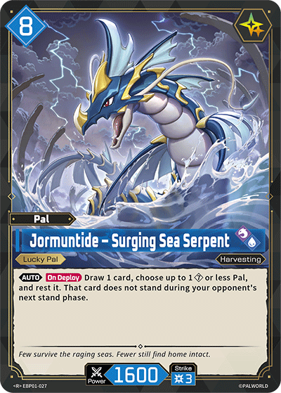 Jormuntide – Surging Sea Serpent EBP01-027 (Booster Pack "Dawn of Palpagos") 