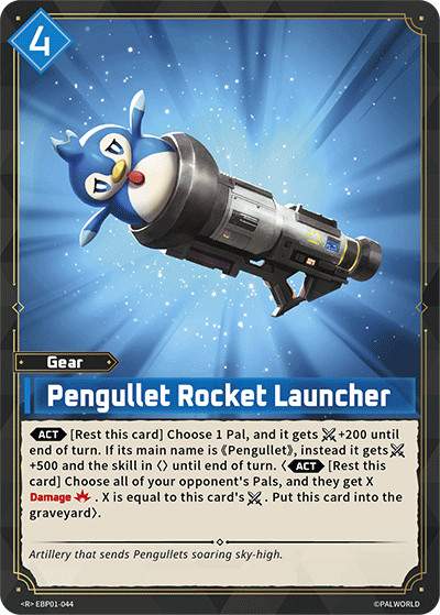 Pengullet Rocket Launcher EBP01-044 (Booster Pack "Dawn of Palpagos") 