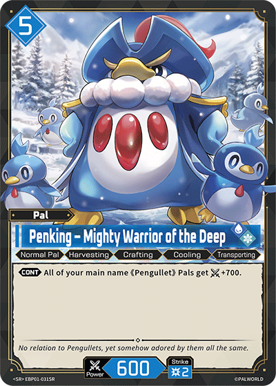 Penking – Mighty Warrior of the Deep EBP01-031SR (Booster Pack "Dawn of Palpagos")  - Holofoil