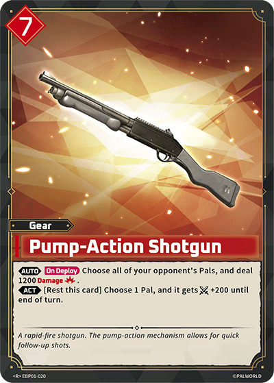 Pump-Action Shotgun EBP01-020 (Booster Pack "Dawn of Palpagos") 