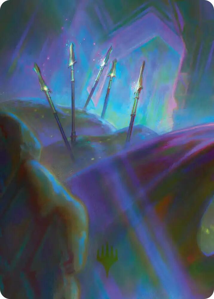 Long Lost Lances Art Card 7 12 7 (Art Series: The Hobbit) 