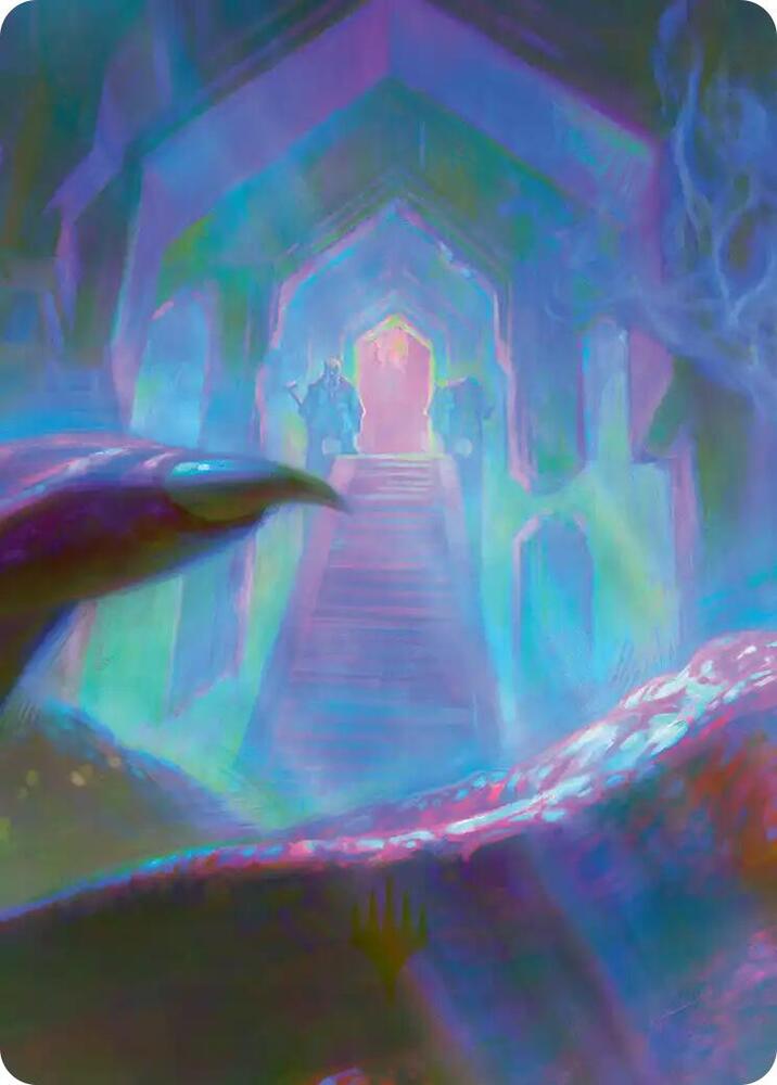 Dragon Cursed Halls Art Card 8 12 8 (Art Series: The Hobbit) 