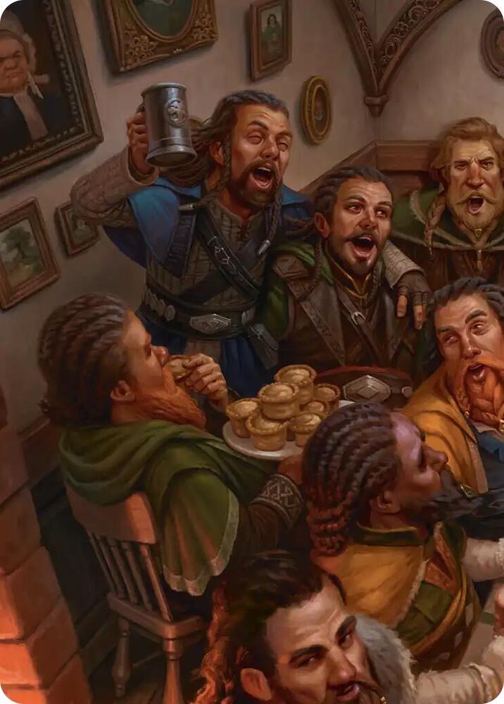 Fili and Kili Joyous Art Card 1 12 1 (Art Series: The Hobbit) 