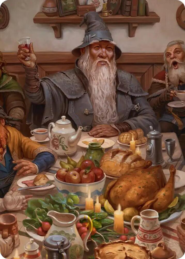 Gandalf Party Guest Art Card 2 12 2 (Art Series: The Hobbit) 