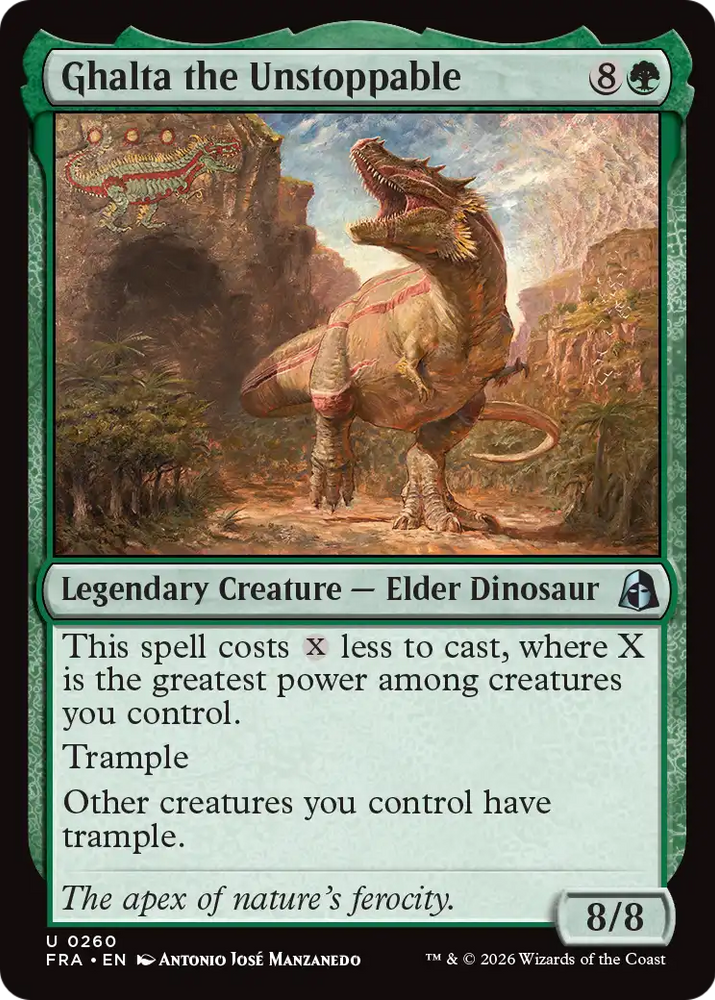 Ghalta the Unstoppable 260 (Reality Fracture)  - Foil