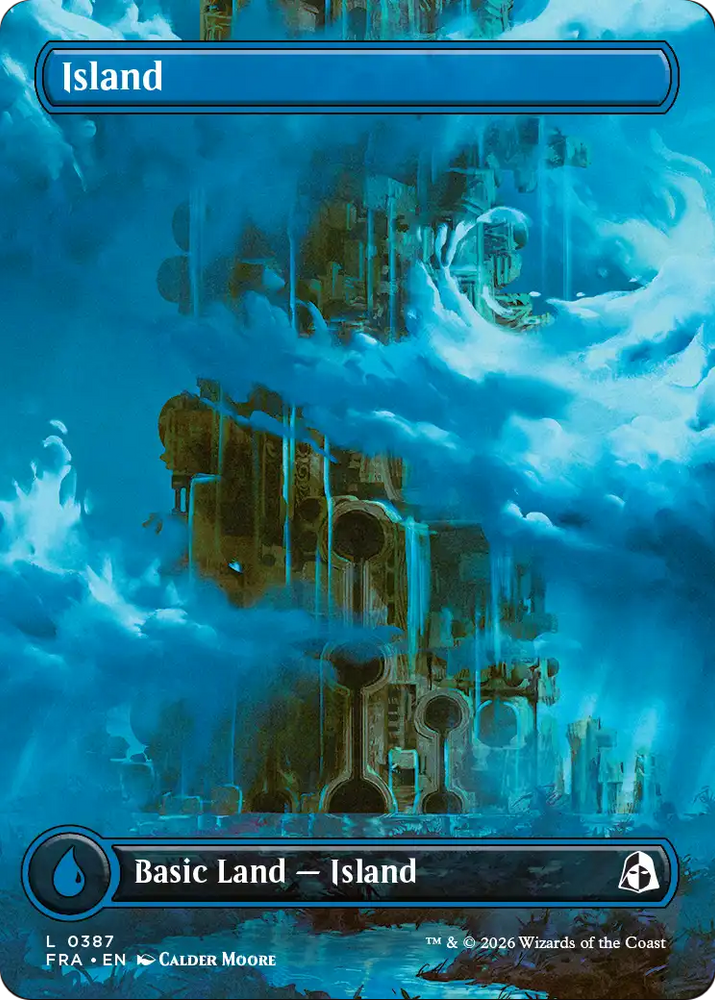 Island 387 (Reality Fracture)  - Borderless Foil