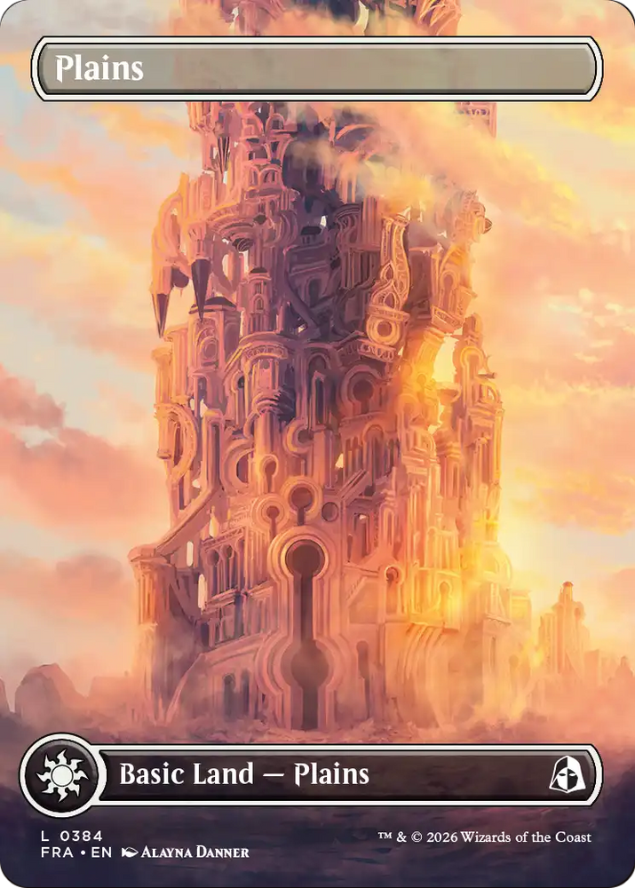 Plains 384 (Reality Fracture)  - Borderless Foil