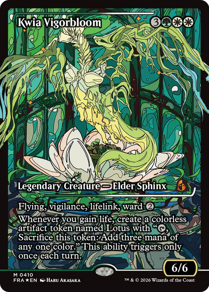 Kwia Vigorbloom 410 (Reality Fracture)  - Showcase Foil