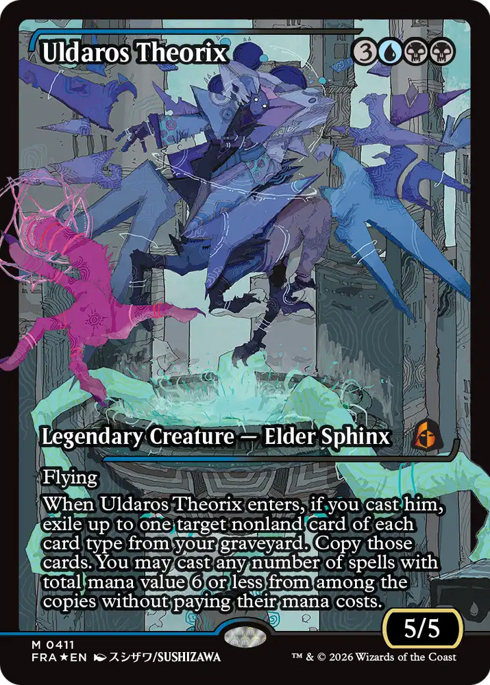 Uldaros Theorix 411 (Reality Fracture)  - Showcase Foil