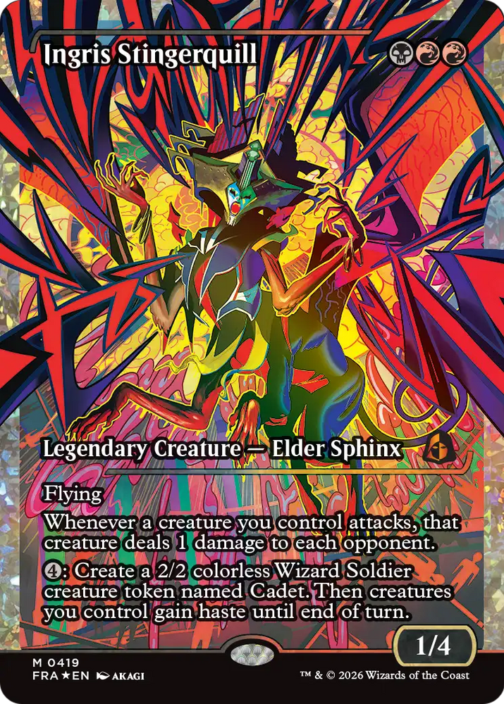 Ingris Stingerquill 419 (Reality Fracture)  - Showcase Fracture Foil