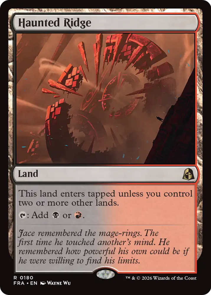 Haunted Ridge 180 (Reality Fracture)  - Foil