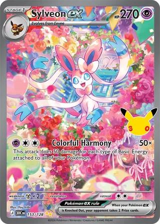Sylveon ex 153/128 (ME: 30th Celebration)  - Holofoil