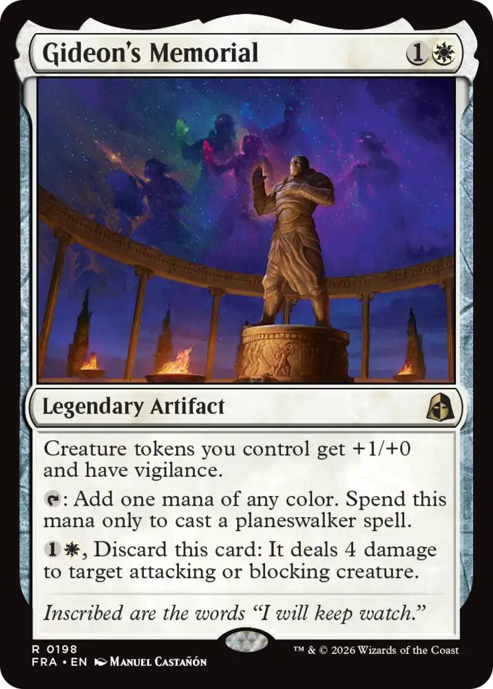 Gideon's Memorial 198 (Reality Fracture)  - Foil