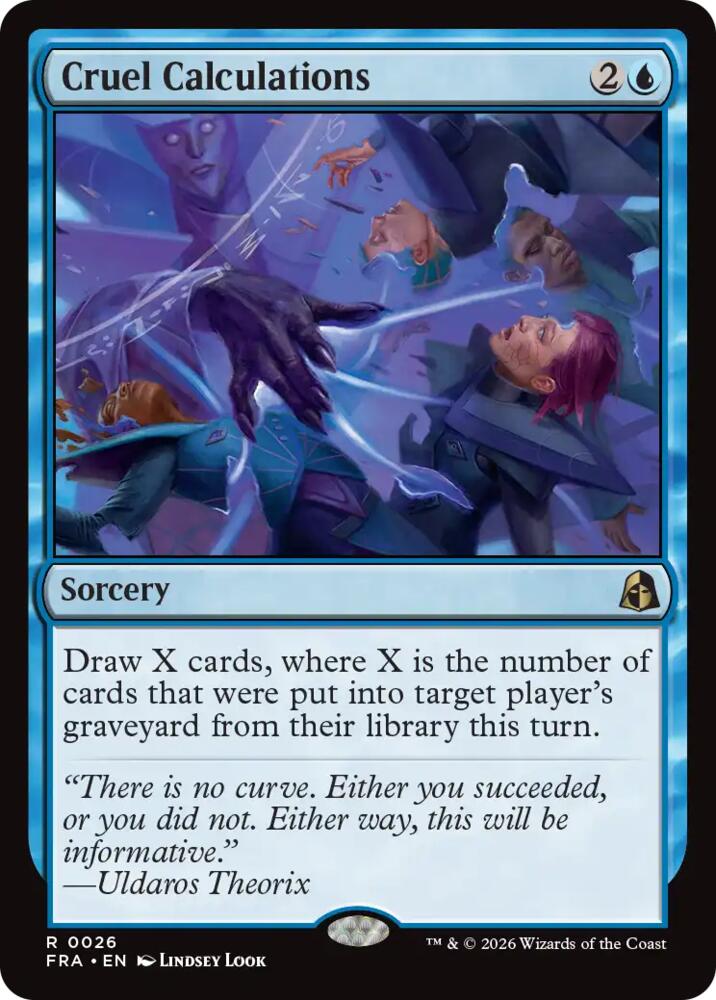 Cruel Calculations 26 (Reality Fracture)  - Foil