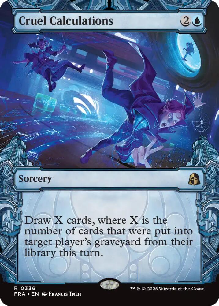 Cruel Calculations 336 (Reality Fracture)  - Showcase Foil