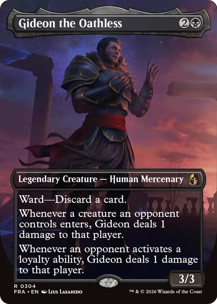 Gideon the Oathless 304 (Reality Fracture)  - Borderless