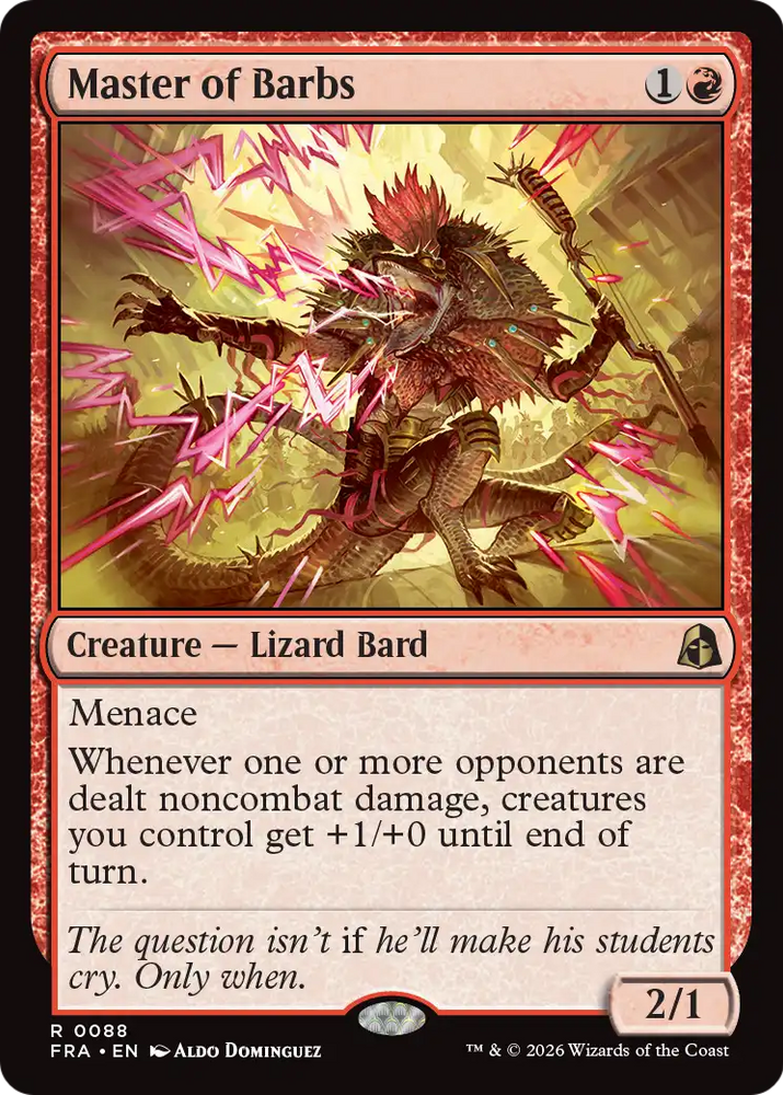 Master of Barbs 88 (Reality Fracture)  - Foil