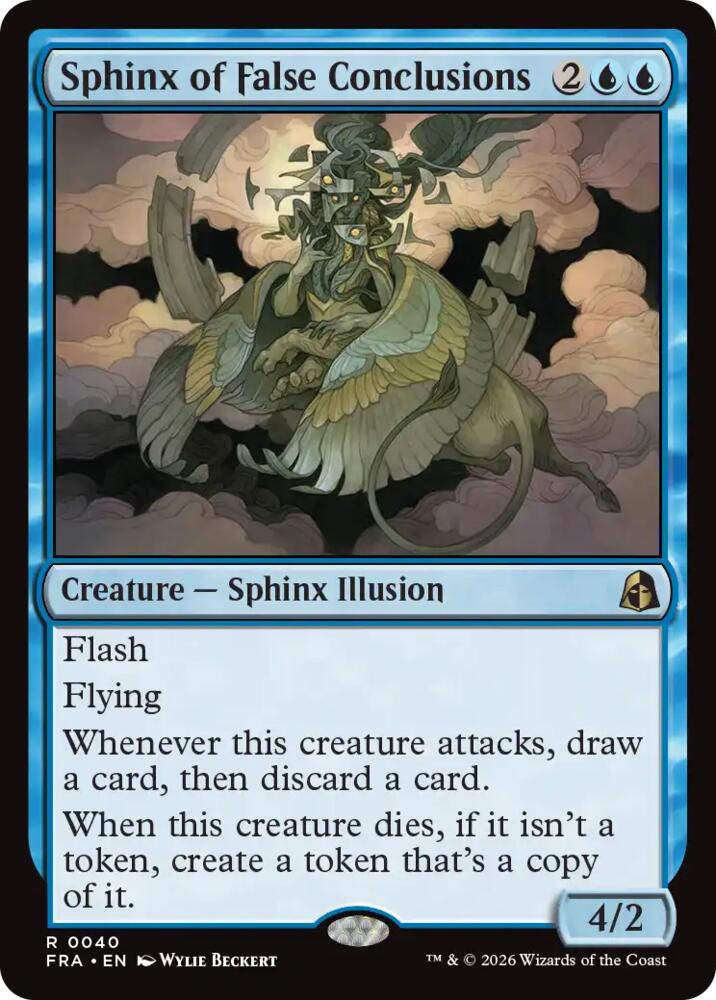 Sphinx of False Conclusions 40 (Reality Fracture)  - Foil