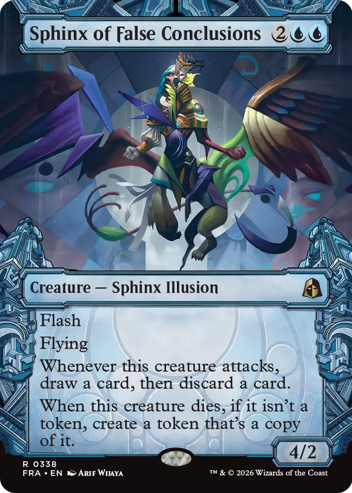 Sphinx of False Conclusions 338 (Reality Fracture)  - Showcase Foil