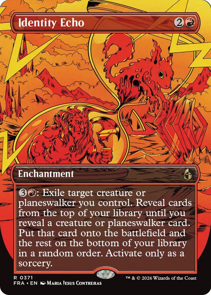 Identity Echo 371 (Reality Fracture)  - Borderless Foil