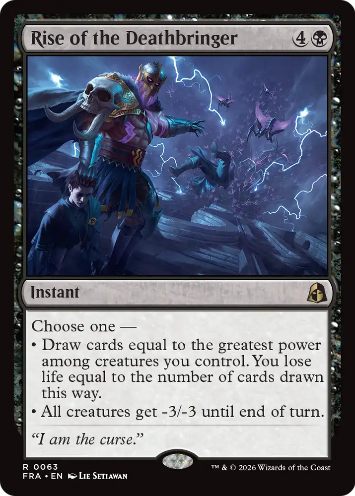 Rise of the Deathbringer 63 (Reality Fracture)  - Foil