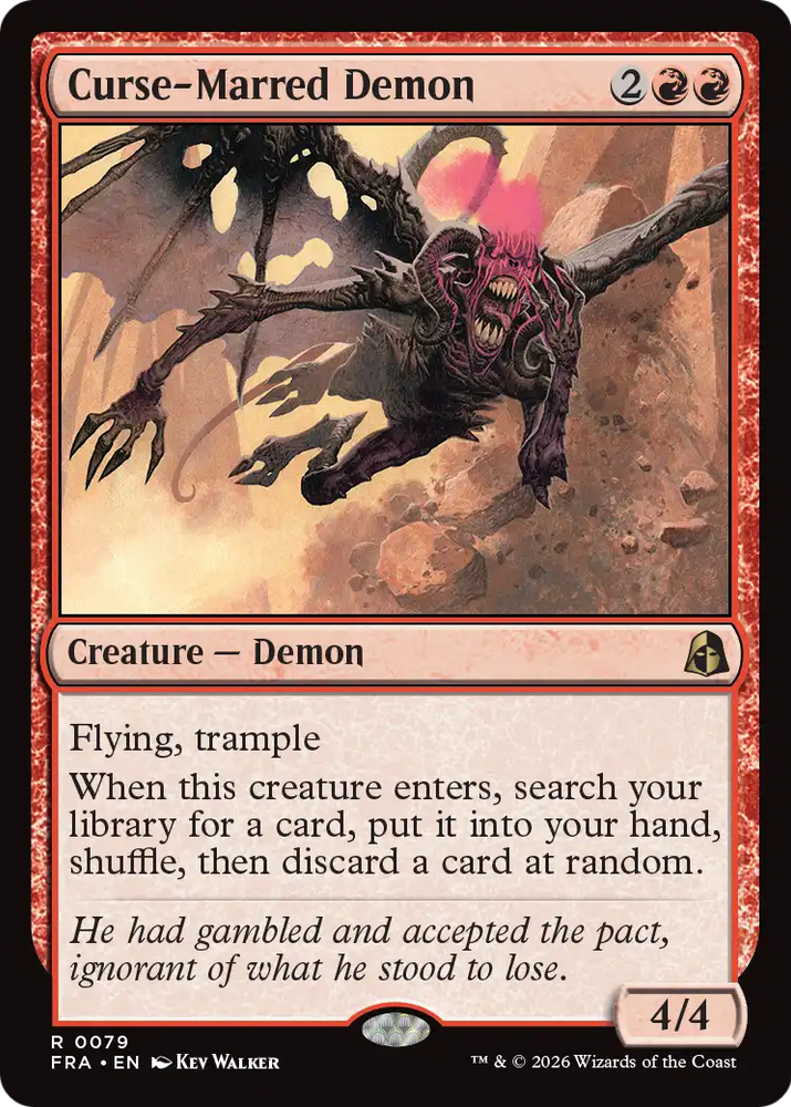 Curse-Marred Demon 79 (Reality Fracture)  - Foil