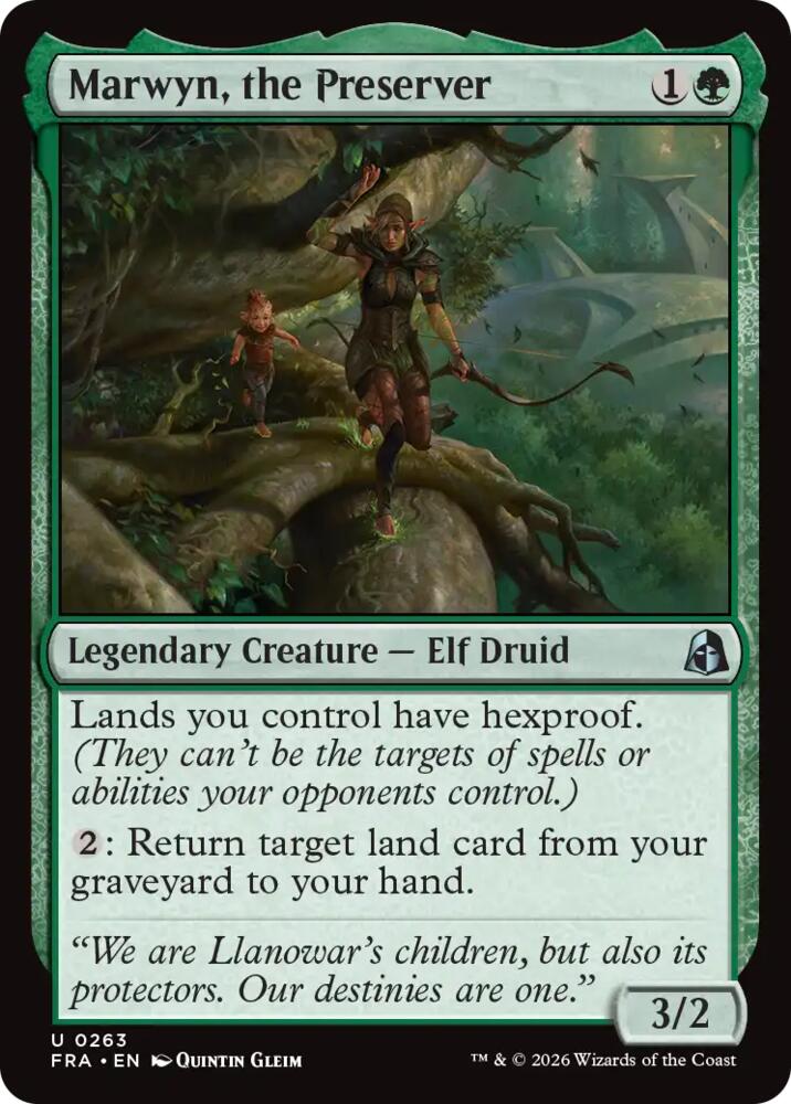 Marwyn, the Preserver 263 (Reality Fracture)  - Foil