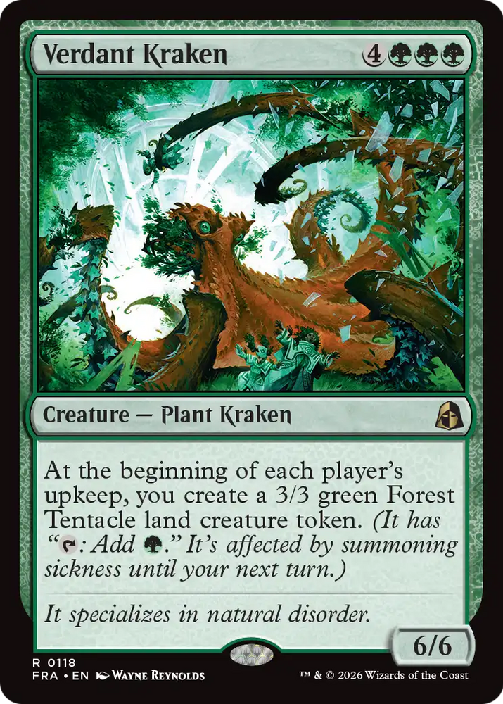 Verdant Kraken 118 (Reality Fracture)  - Foil