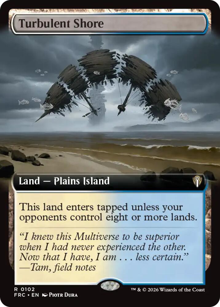 Turbulent Shore 102 (Commander: Reality Fracture)  - Extended Art