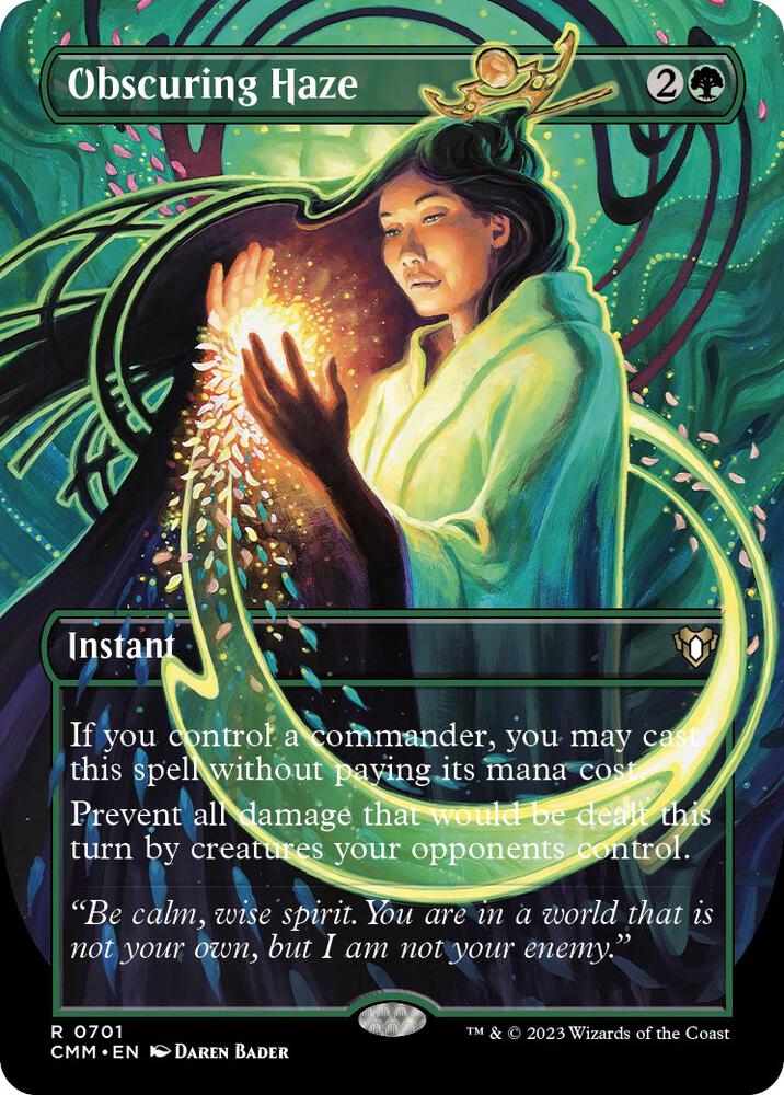Obscuring Haze 701/451 (Commander Masters)  - Borderless Foil