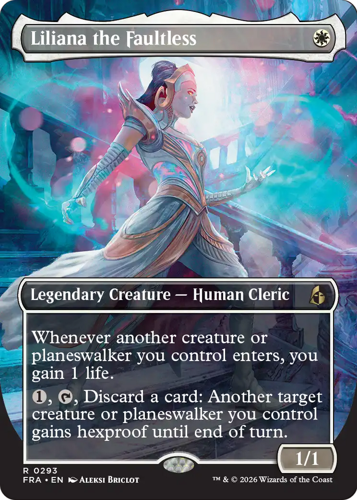 Liliana the Faultless 293 (Reality Fracture)  - Foil