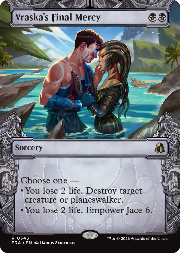 Vraska's Final Mercy 343 (Reality Fracture)  - Foil