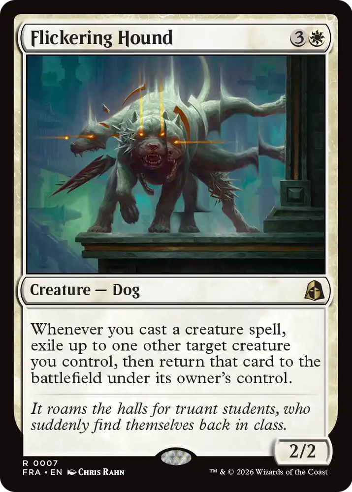 Flickering Hound 7 (Reality Fracture)  - Foil