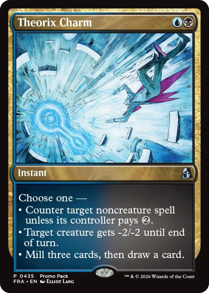 Theorix Charm 435 (Promo Pack: Reality Fracture)  - Foil