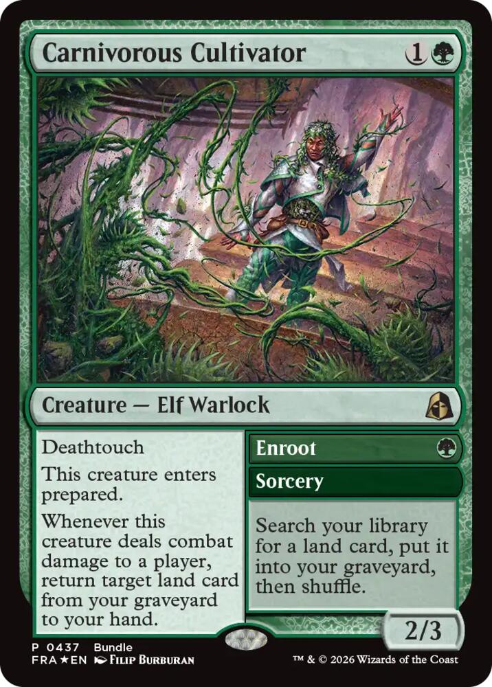 Carnivorous Cultivator 437 (Unique and Miscellaneous Promos)  - Foil