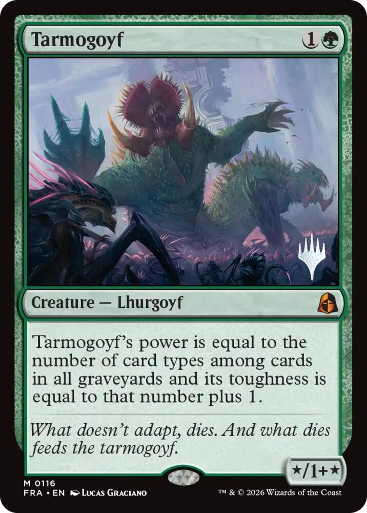 Tarmogoyf 116 (Promo Pack: Reality Fracture)  - Foil