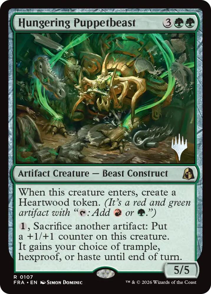 Hungering Puppetbeast 107 (Promo Pack: Reality Fracture)  - Foil