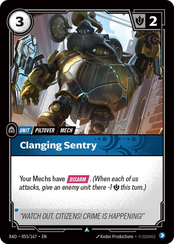 Clanging Sentry 055/167 (Radiance) 