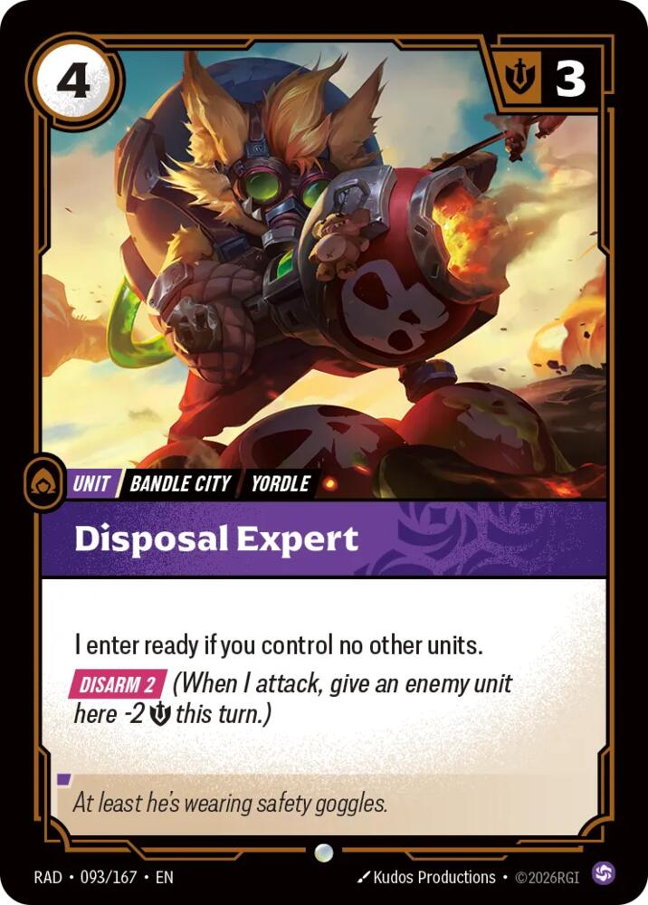 Disposal Expert 093/167 (Radiance) 