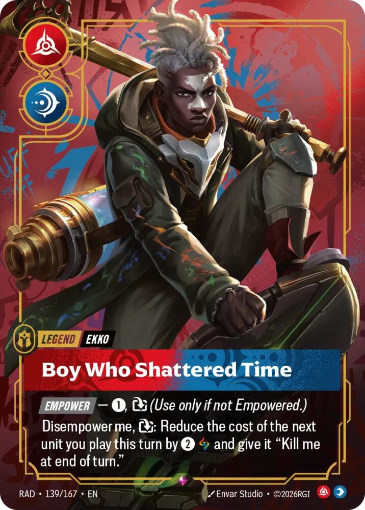 Ekko Boy Who Shattered Time 139/167 (Radiance)  - Foil
