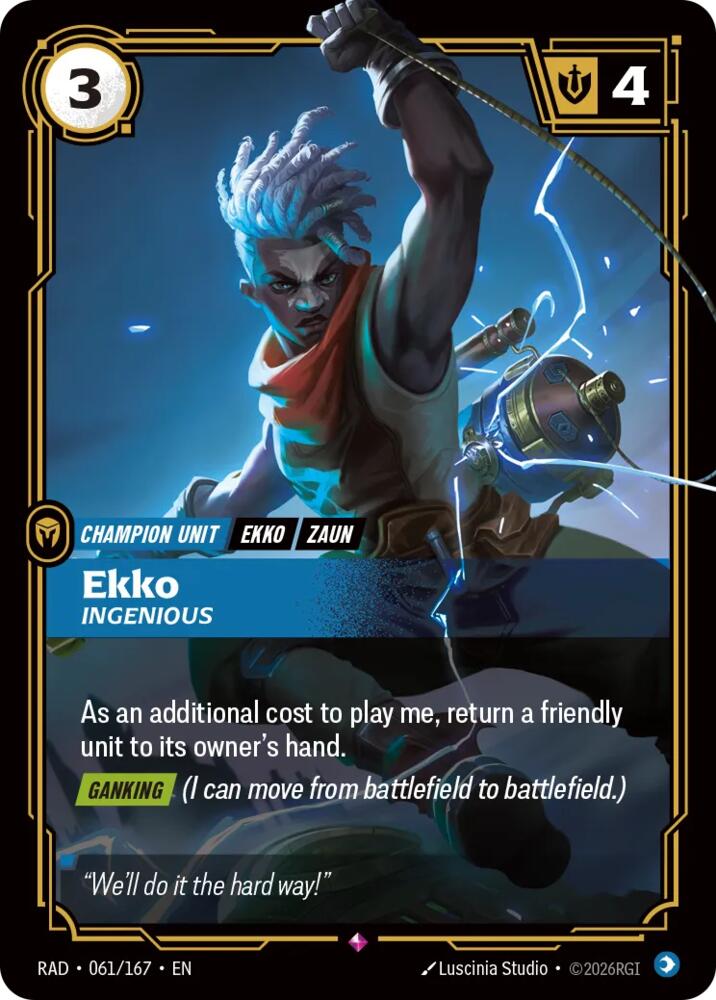 Ekko Ingenious 061/167 (Radiance)  - Foil