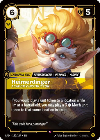Heimerdinger Academy Instructor 132/167 (Radiance)  - Foil