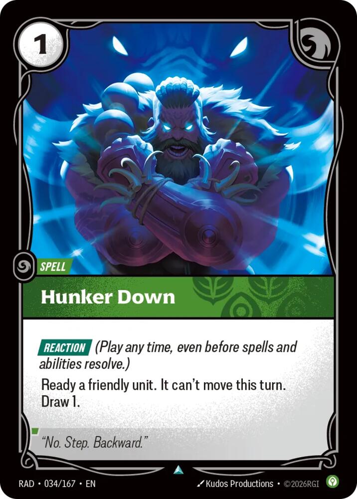 Hunker Down 034/167 (Radiance) 