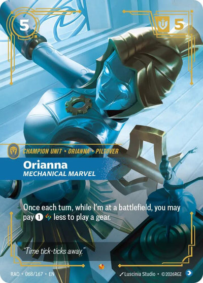 Orianna Mechanical Marvel 068/167 (Radiance)  - Foil