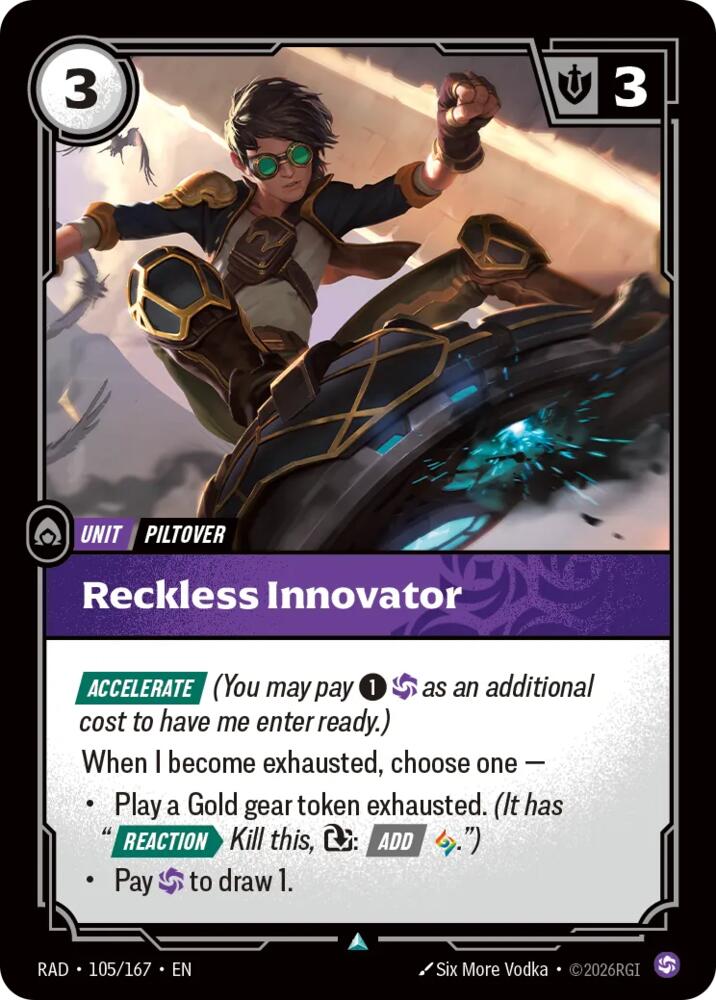 Reckless Innovator 105/167 (Radiance) 
