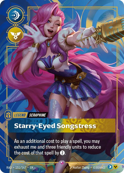 Seraphine Starry Eyed Songstress 151/167 (Radiance)  - Foil