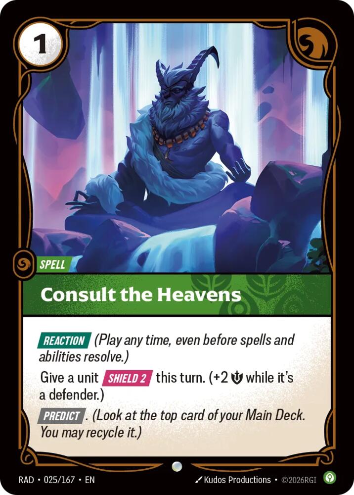 Consult the Heavens 025/167 (Radiance) 