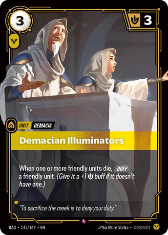 Demacian Illuminators 131/167 (Radiance)  - Foil