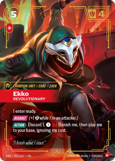 Ekko Revolutionary 021/167 (Radiance)  - Foil