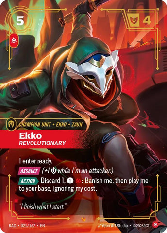 Ekko Revolutionary 021/167 (Radiance)  - Foil